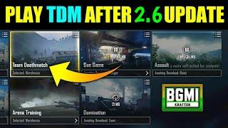 How To Play Tdm Match In BGMI After New UpdateHow To Play TDM After Update 2.6 Version In BGMI
