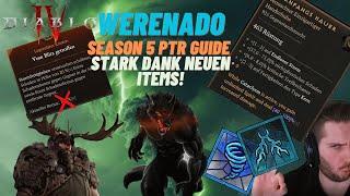 WERENADO Druide - DANK NEUEM ITEM sehr stark in Season 5! Diablo 4 ENDGAME PTR Build Guide | Deutsch