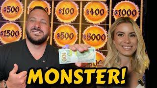 ASKED FOR A MONSTER JACKPOT GOT IT!