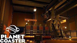 RoterBlitz Station, Restaurant and Façade | Erlebnispark Lilienburg | Planet Coaster Series