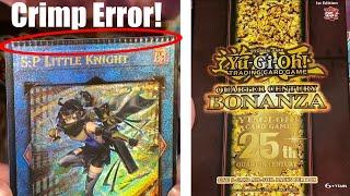 S:P Little Knight crimp error! | Opening another Yu-Gi-Oh Quarter Century Bonanza mini box