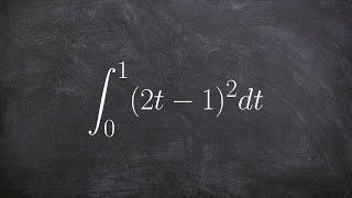 How to use the ftc to evaluate the definite integral of a binomial square