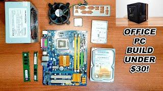 Intel Core Quad Q6600 Cpu - Cube Case Office Mini PC Build!