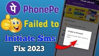 phonepe failed to initiate sms | how to solve failed to initiate sms in phonepe | techy Harish pal