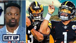 GET UP | Who should start in Week 1: Wilson or Fields? -  Bart Scott breaks Steelers QB situation