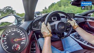 2018 KIA Stinger GT (370hp) - 0-253 km/h acceleration (60FPS)