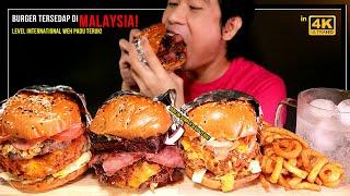 Burger TERSEDAP level INTERNATIONAL RATING 10/10 !  | Mukbang Malaysia (WOODFIRE SHAH ALAM)