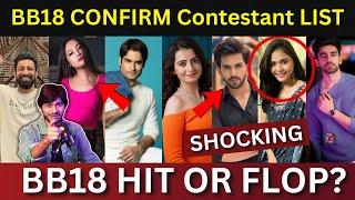 Bigg Boss 18 Final Confirm Contestant List By Act Riders Season HIT or FLOP? कल BB18 Grand Premiere