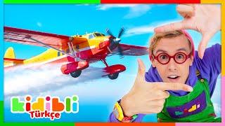Uçakları Öğrenelim! | Çocuklar için Eğitici Videolar | Kidibli