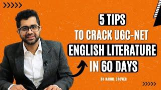 5 Tips To Crack English Literature UGC NET In 60 Days