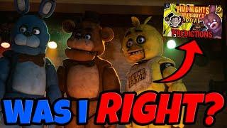 How Well Did I Predict The FNaF Movie?
