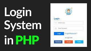 How To Make Login Form In PHP And MySql Part -1 | Login Form in HTML  [ Scource Code ]