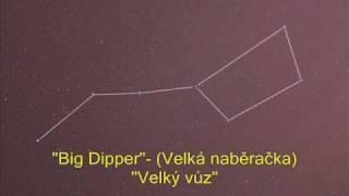 Astronomy-Ursa Maior-Velký vůz-Big Dipper, Time Lapse.wmv