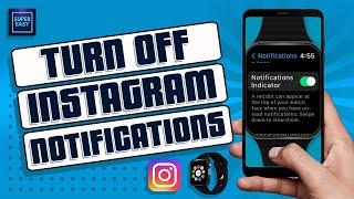 How To Turn OFF INSTAGRAM Notifications On APPLE WATCH ⌚|| QUICK&EASY