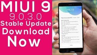 MIUI 9 Global Stable Update Redmi Note 4 - MI Max 2