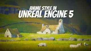 How I Built this Anime-Style Environment in Unreal Engine