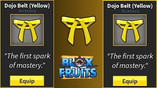 How To Get Yellow Dojo Belt in Blox Fruits | Dojo Trainer Water Warrior Quest