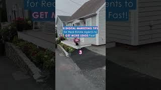 8 digital marketing tips for real estate agents to get MORE LEADS fast! #realestatemarketingtips