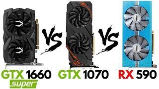 GTX 1660 SUPER vs GTX 1070 vs RX 590 | GTX 1660 SUPER vs RX 590 | GTX 1660 SUPER BENCHMARKS