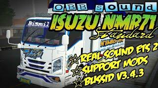 OBB SOUND ISUZU NMR71 STANDARD REAL ETS 2 SUPPORT MODS||MOD BUSSID TERBARU 2020