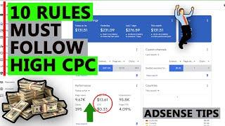 10 Rules to Boost High CPC in AdSense I (English and Hindi language )