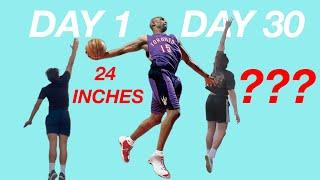 REALISTIC 30 Day Vertical Jump Transformation || Extra Ordinary