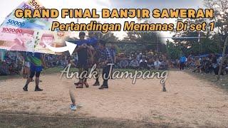 GRAND FINAL PERANG SAUDARA JUNIOR HADAPI SENIOR SAMPE BANJIR SAWERAN !! ANAK JAMPANG