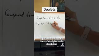 Duplets. #musictheory #musictheorylessons #musicmajor #classicalmusic #anamariafusukommiditeaches