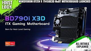 Minisforum Ryzen 9 7945HX3D MoDT Motherboard Launched @ $599 - Explained All Spec, Features And More