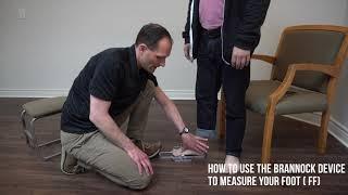 How to measure the foot using a Brannock Device