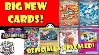 Big New Cards Officially Revealed from Twilight Masquerade! New Secret Rares! (Pokémon TCG News)