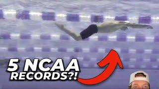 the fastest night of swimming in NCAA history