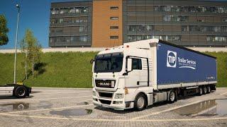 Realistic Driving Man TGX Euro 5 18.400 Euro Truck Simulator 2 POV Drive 4K 1.54+Wheel Cam