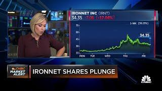 IronNet shares fall 17% in intraday trading