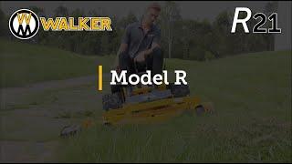 Walker Model R Residential Mower Features