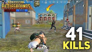 41 KILLS  Wow SOLO VS SQUAD GAMEPLAY | PUBG LITE 1V4 CLUTCH | PUBG MOBILE LITE