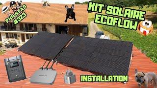 KIT SOLAIRE ECOFLOW : INSTALLATION