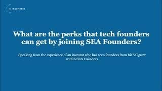 Interview with Peng T  Ong from MHV: How can founders benefit from joining SEA Founders?