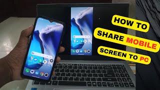 How to Share Mobile Screen on Laptop Windows 11 | Cast Mobile Screen on Laptop Windows 11