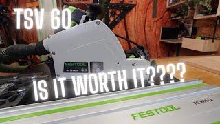 NEW FESTOOL TRACK SAW TSV 60 - WOODWORKING - Review-