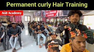 ￼ Curly hair training  | permanent hair puming | AGD Academy