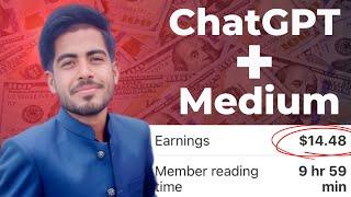 Medium + ChatGpt: How To Make Money On Medium.com and Chat gpt from Mobile in 2023 (For Beginners)