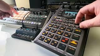 Roland SP 404 MK2 - Roland MV-1 Verselab - Behringer JT 4000. Blending Dawless machines.