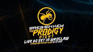 Greg Sin Key - Live DJ Set on THE PRODIGY NIGHT 22-10-2022 IN WROCLAW