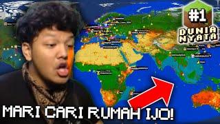 Gw Ke Pulau indonesia DI MINECRAFT SERVER DUNIA ... (MINECRAFT SERVER DUNIA NYATA!) #1