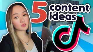 5 Ways To Find TIKTOK CONTENT Ideas