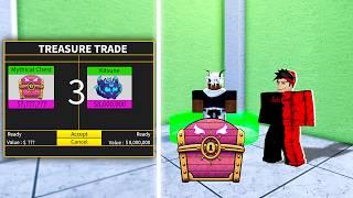 Blox Fruits, Trading Mythical Plushies To Kitsune Fruit!