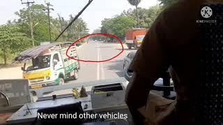 Private Bus rash driving| Cuddalore to Pondicherry | Ramu Bus | 13/02 10:45 |#Cuddalore #worstdriver