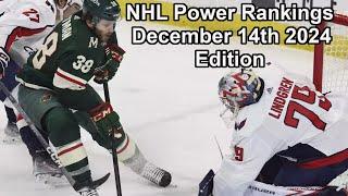 NHL Power Rankings, December 14th 2024 Edition