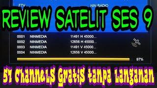 Review Satelit Asiasat 9 Ninmedia dapat 57 channels Gratis